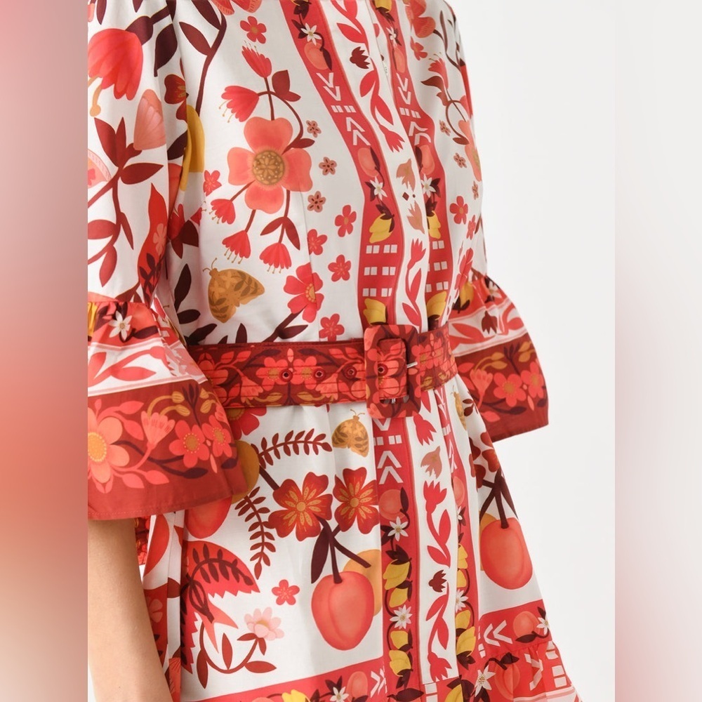 FARM RIO - ROMANTIC ORCHARD MINI DRESS - Picture 7 of 8